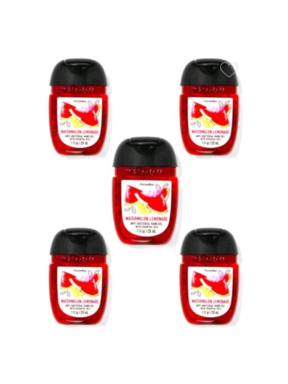 WATERMELON LEMONADE POCKETBAC HAND SANITIZERS 5-PACK